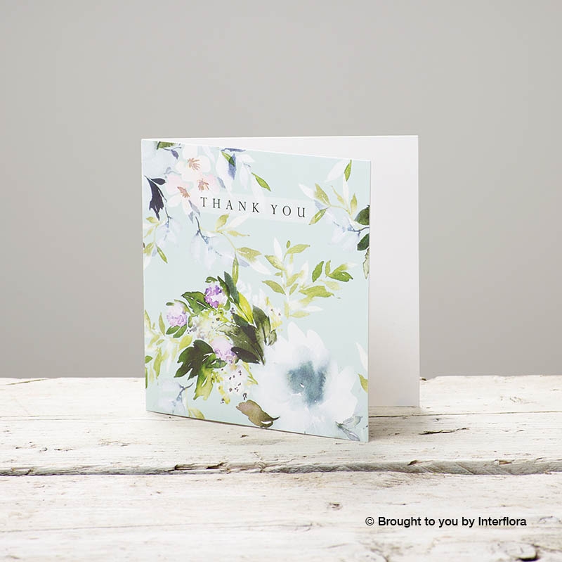 Thank You Greetings Card – buy online or call 01752 845 545
