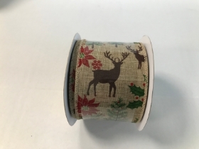 Natural Deer Ribbon