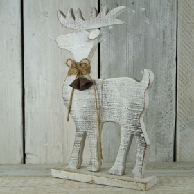 White Driftwood Reindeer