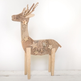 Wooden Christmas Reindeer